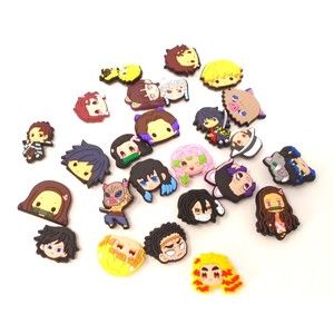 Demon Slayer Croc/Shoe Pins New 25ct. All Different